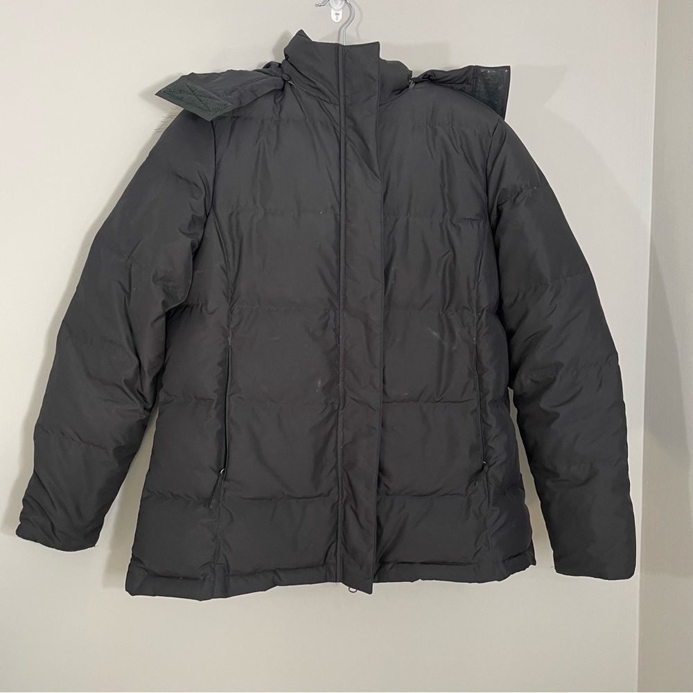 LL Bean Women's Ultrawarm Down Jacket Coat Charcoal Medium Reg #234009 NEW